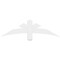 Ekena Millwork Alberta Architectural Grade PVC Gable Bracket, 48"W x 14"H x 2"D x 4"F, 7/12 Pitch GBP048X14X0204ALB00 - alternate 4